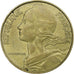 França, 20 Centimes, Marianne, 1975, Pessac, Alumínio-Bronze, EF(40-45)