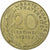 Francia, 20 Centimes, Marianne, 1975, Pessac, Alluminio-bronzo, BB, KM:930