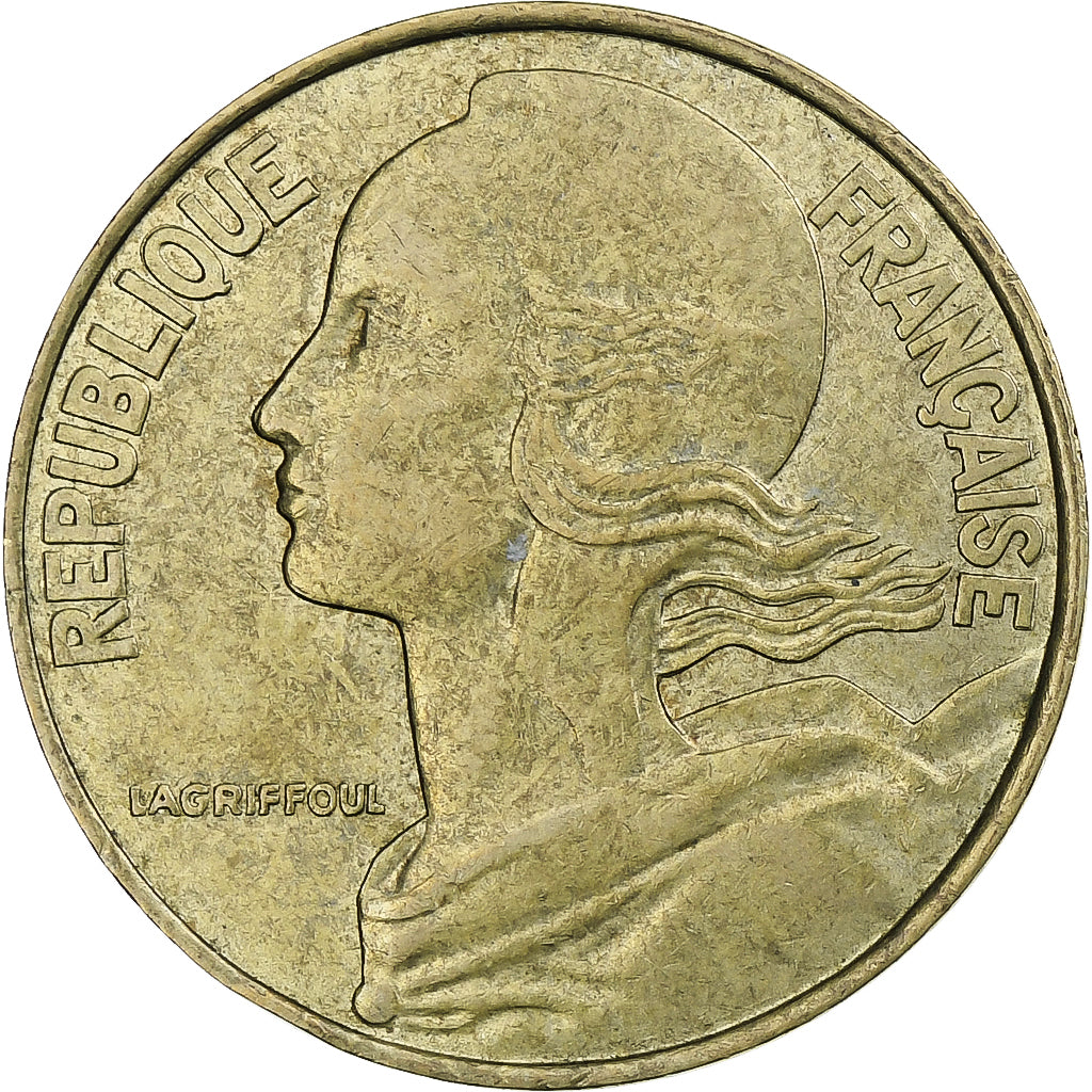 Frankreich, 20 Centimes, Marianne, 1989, Pessac, Aluminum-Bronze, SS, KM:930