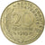 Frankreich, 20 Centimes, Marianne, 1989, Pessac, Aluminum-Bronze, SS, KM:930