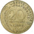 Francia, 20 Centimes, Marianne, 1992, Pessac, Alluminio-bronzo, BB, KM:930