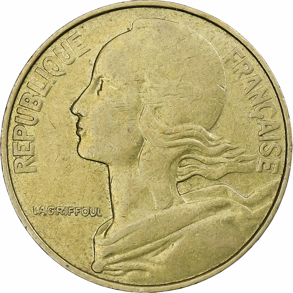 Francia, 20 Centimes, Marianne, 1986, Pessac, Alluminio-bronzo, BB, KM:930