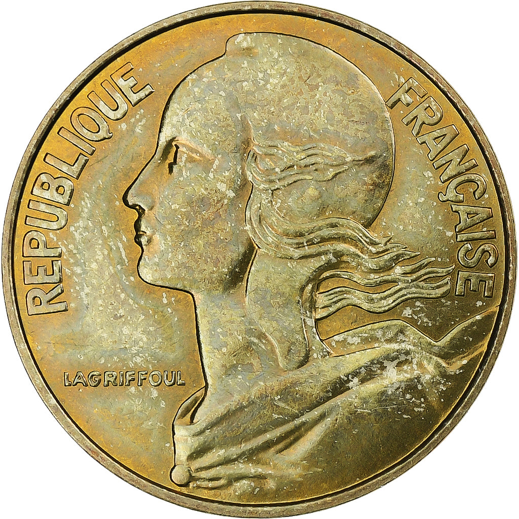 Francia, 20 Centimes, Marianne, 1980, Pessac, Alluminio-bronzo, SPL, KM:930