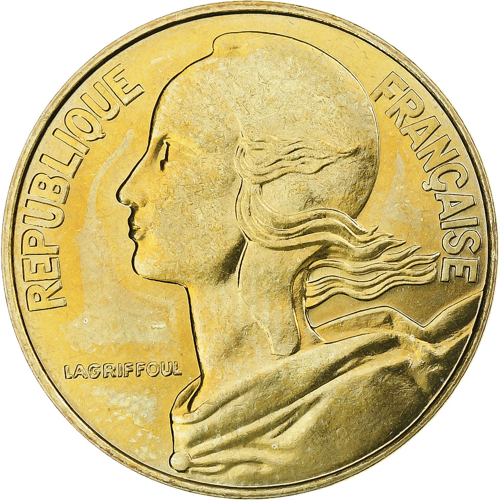 Frankreich, 20 Centimes, Marianne, 1986, Pessac, Aluminum-Bronze, UNZ, KM:930
