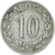 Griechenland, George I, 10 Lepta, 1894, Paris, Kupfer-Nickel, SS, KM:59