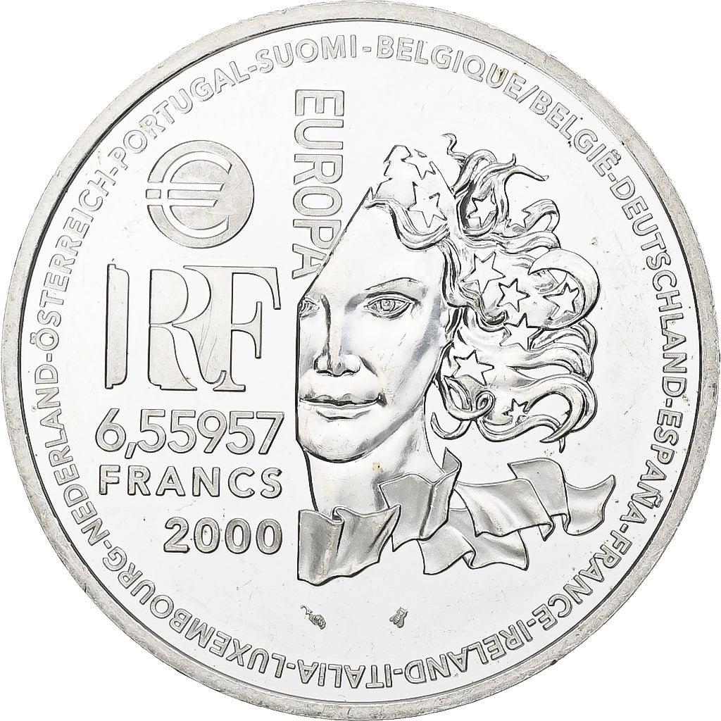 France, 6.55957 Francs, Art Classique et Baroque, 2000, Monnaie de Paris, BE