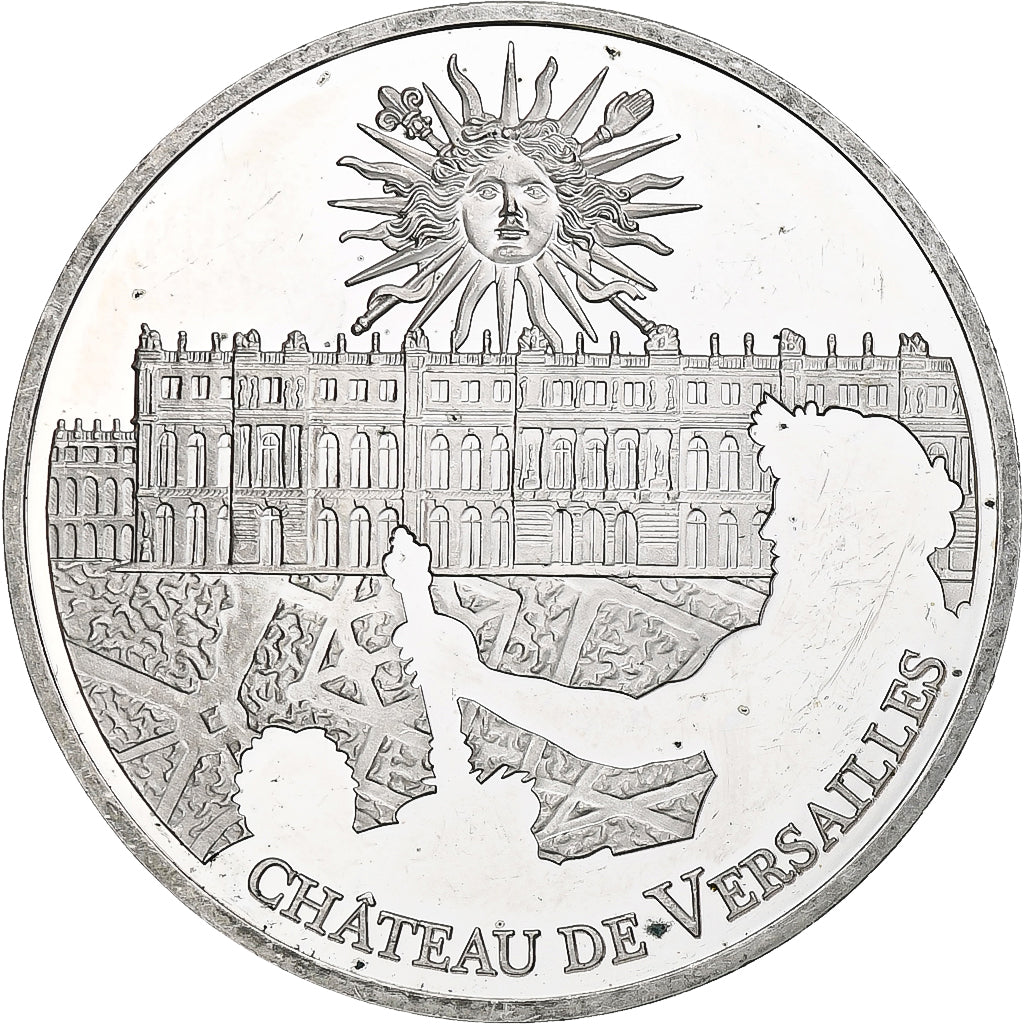 Francja, 10 Euro, Château de Versailles, 2011, Monnaie de Paris, BE, MS(60-62)