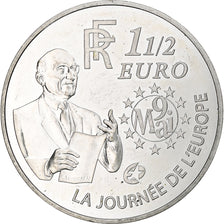 France, 1 1/2 Euro, Robert Schuman, 2006, Monnaie de Paris, BE, MS(60-62)