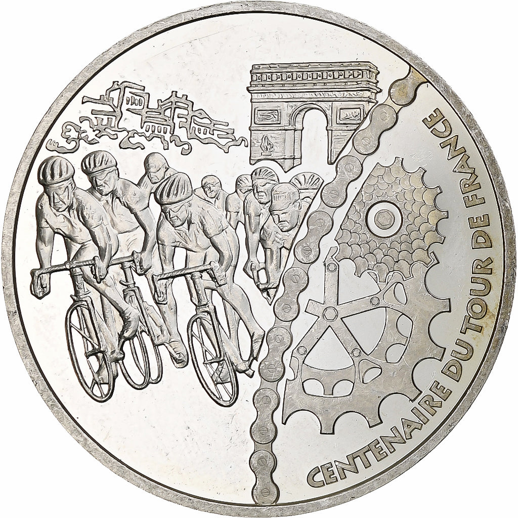 Frankreich, 1 1/2 Euro, Tour de France, Champs-Élysées, 2003, Monnaie de