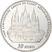 Francja, 10 Euro, Abbaye de Cluny, 2010, Monnaie de Paris, BE, MS(60-62)