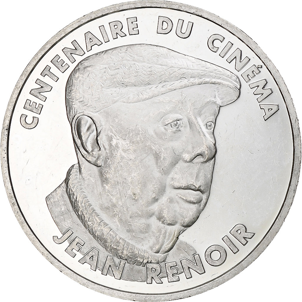 Francia, 100 Francs, Jean Renoir, 1995, Monnaie de Paris, BE, Plata, EBC+