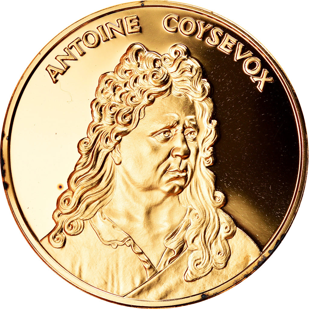 France, Medal, Antoine Coysevox, La France du Roi Soleil, MS(63), Vermeil
