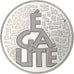 Francja, 6.55957 Francs, Egalité, 2001, Monnaie de Paris, BE, Srebro