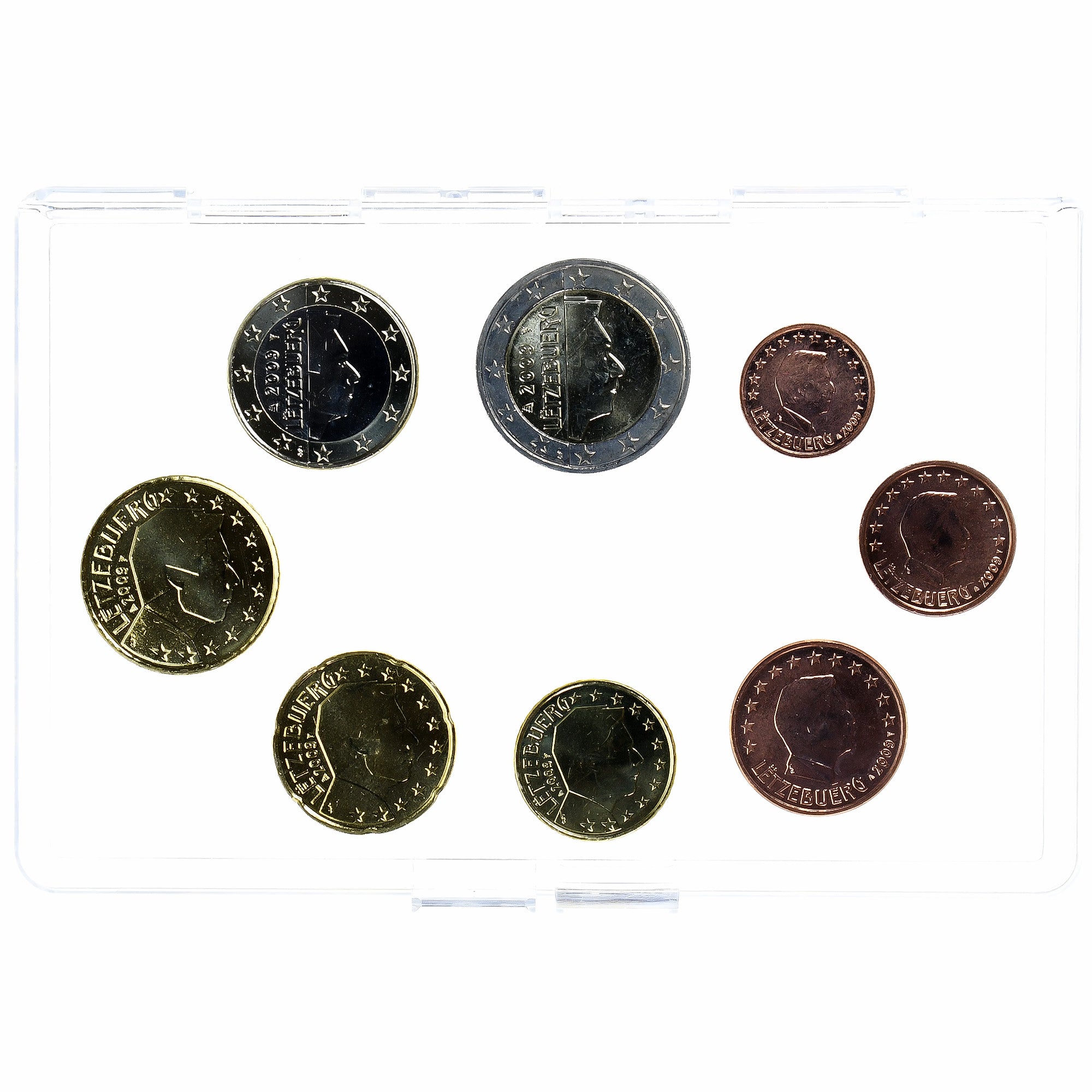 Luxemburgo, Plaquette 1c. à 2€, 2009, Utrecht, FDC, Sin información