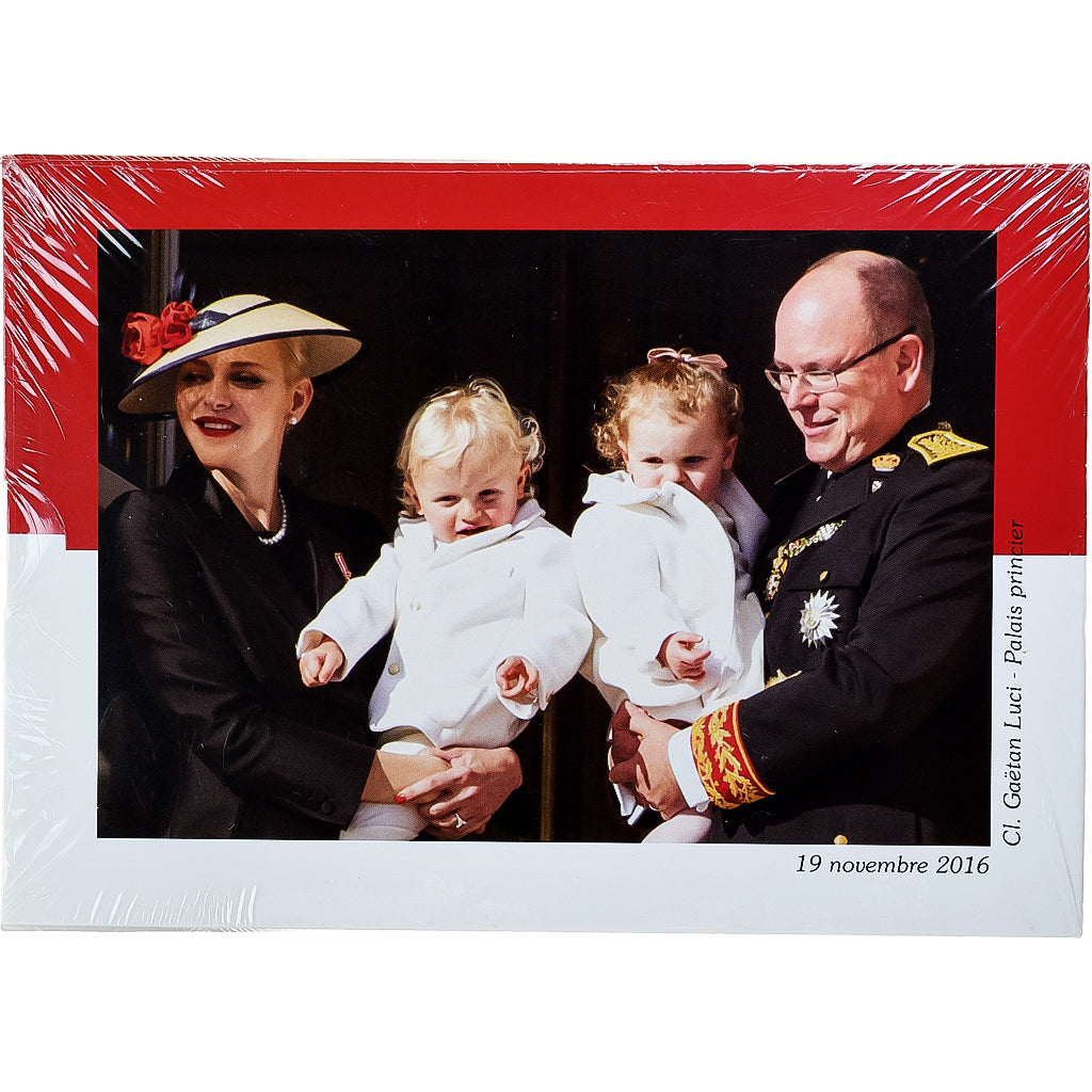 Monaco, Albert II, Coffret 1c. à 2€, 2017, Monnaie de Paris, STGL