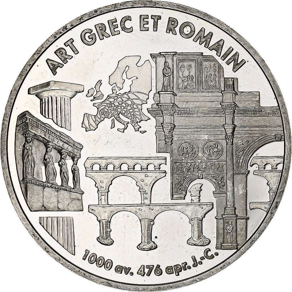Frankreich, 6.55957 Francs, Art Grec et Romain, 1999, Monnaie de Paris, BE