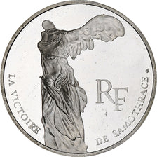 France, 100 Francs, Victoire de Samothrace, 1993, Monnaie de Paris, BE, Silver