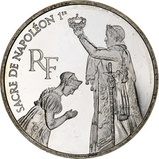 France, 100 Francs, Sacre de Napoléon, 1993, Monnaie de Paris, BE, Argent