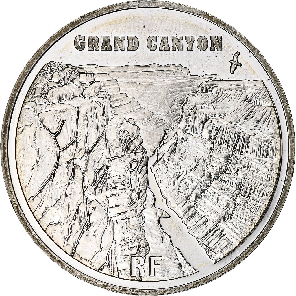 Frankrijk, 1 1/2 Euro, Grand Canyon, 2008, Monnaie de Paris, BE, PR+, Zilver