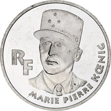 France, 100 Francs, Maréchal Koenig, 1994, Monnaie de Paris, BE, Silver