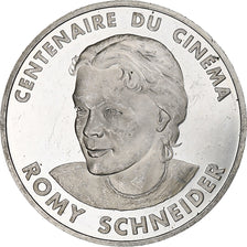 France, 100 Francs, Romy Schneider, 1995, Monnaie de Paris, BE, Silver