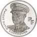 Francia, 100 Francs, Dwight David Eisenhower, 1994, Monnaie de Paris, BE, Plata