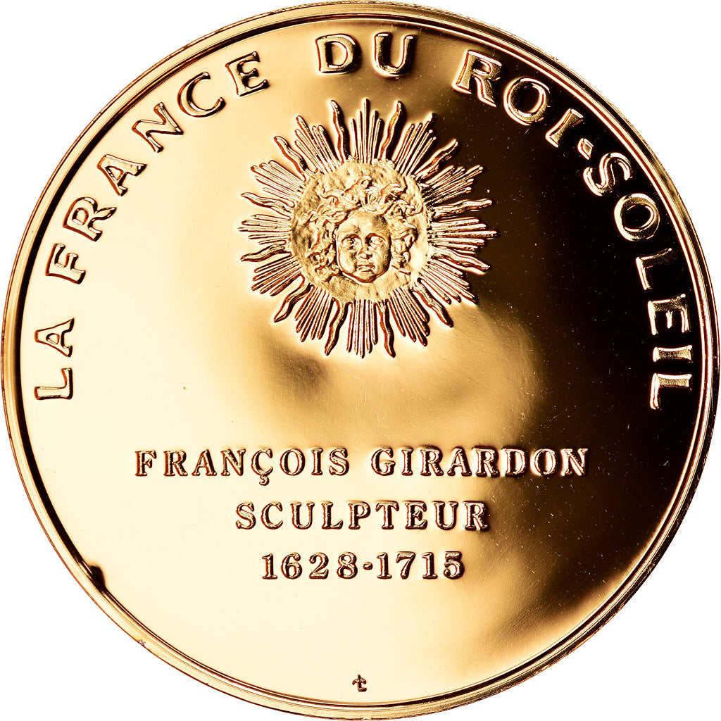 Frankrijk, Medaille, François Girardon, La France du Roi Soleil, UNC-, Vermeil