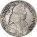 France, Louis XIV, Écu à la cravate, 1673, Bayonne, Silver, VF(30-35)