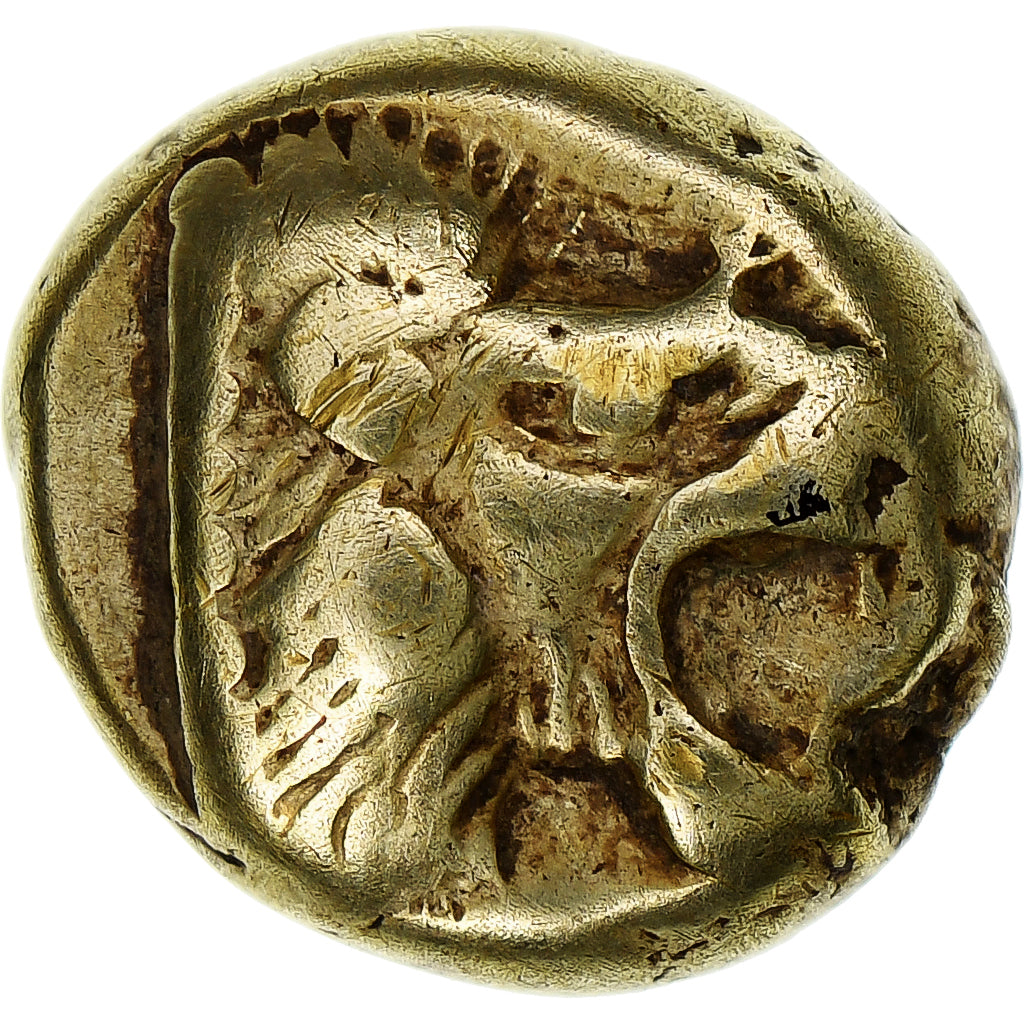 Lesbos, Hekte, ca. 521-478 BC, Mytilene, Elettro, MB+, HGC:6-938