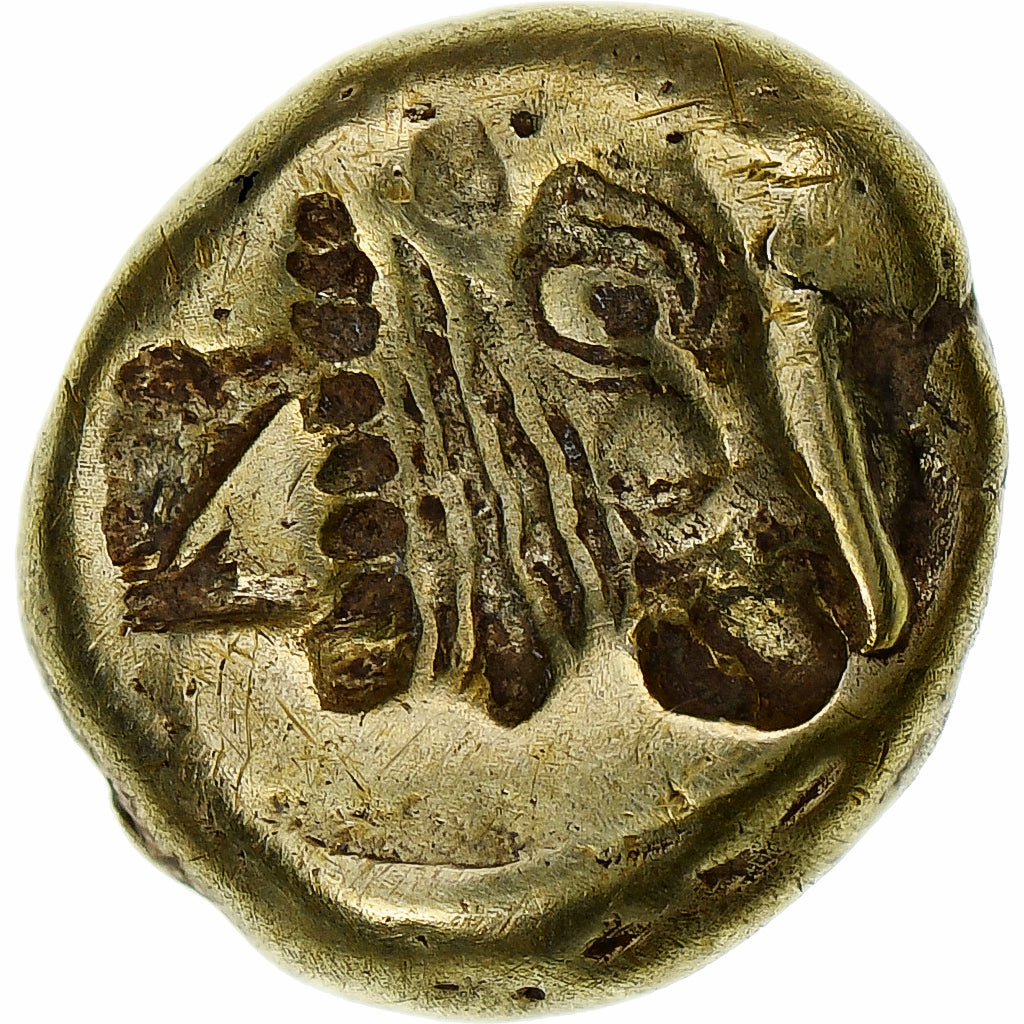 Lesbos, Hekte, ca. 521-478 BC, Mytilene, Elettro, MB+, HGC:6-938