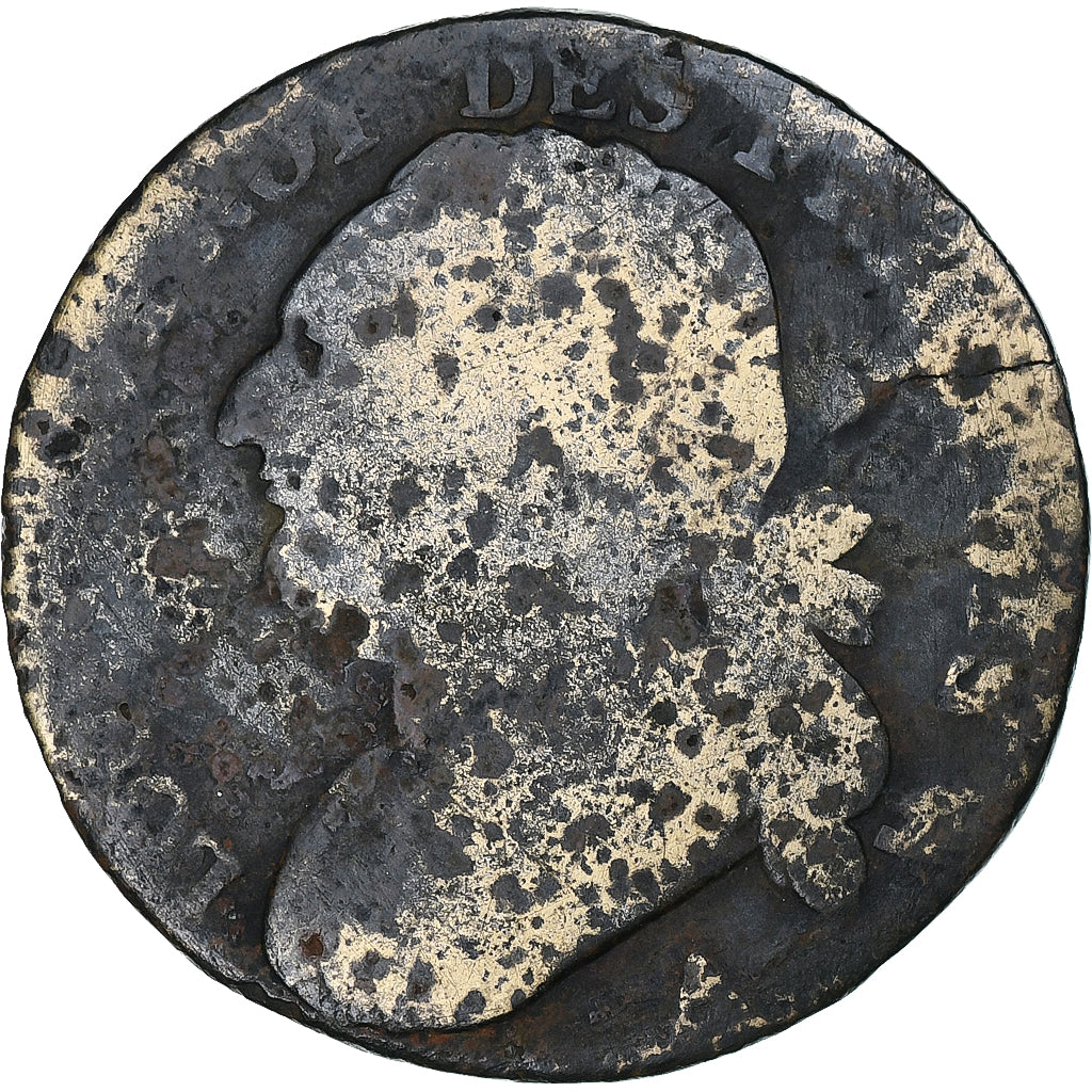 Frankreich, Louis XVI, 12 deniers françois, 1793·5, Paris, Kupfer, SGE+