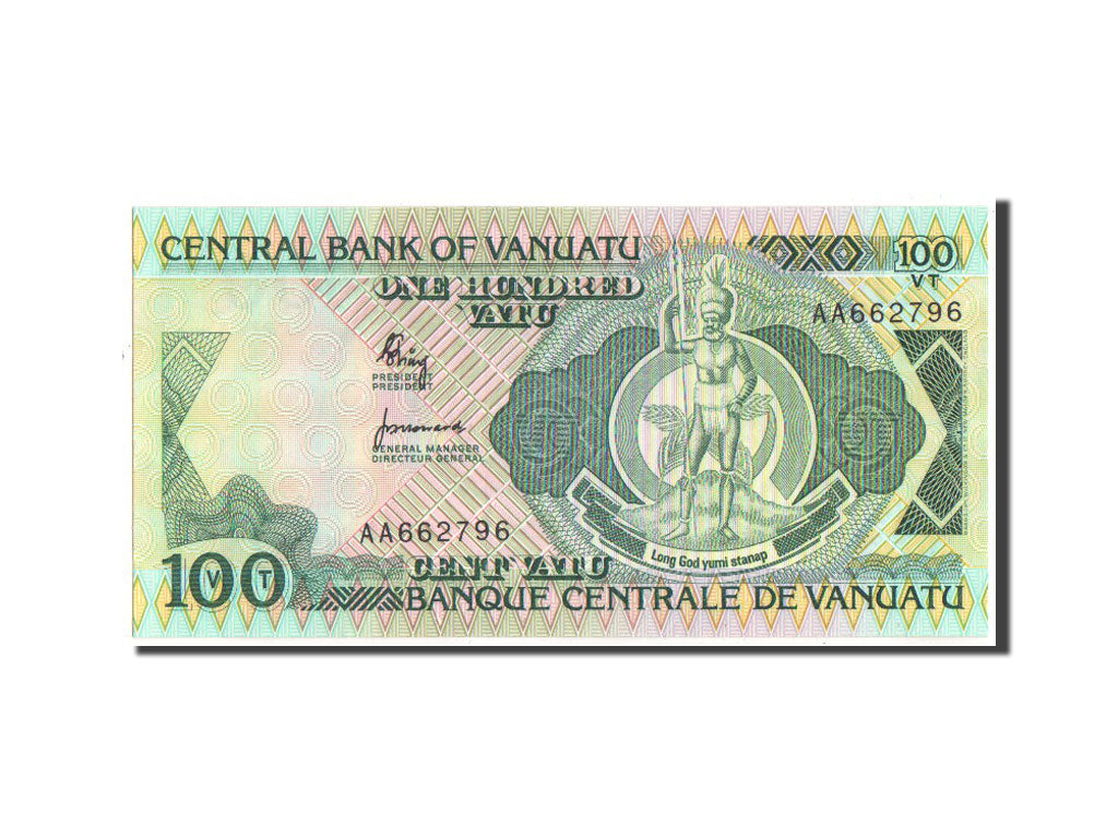 Biljet, Vanuatu, 100 Vatu, SPL+