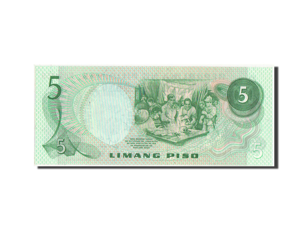 Banknote, Philippines, 5 Piso, UNC(63)
