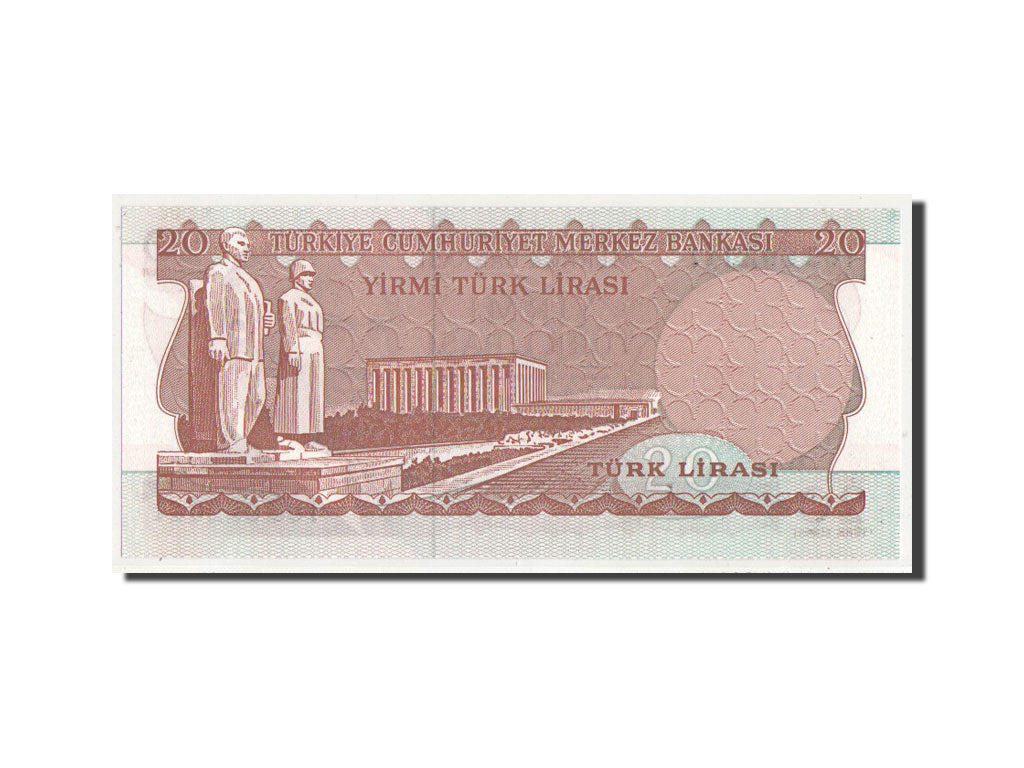 Banknote, Turkey, 20 Lira, 1970, UNC(64)
