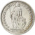 Coin, Switzerland, 1/2 Franc, 1921, Bern, EF(40-45), Silver, KM:23