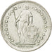 Coin, Switzerland, 1/2 Franc, 1958, Bern, AU(55-58), Silver, KM:23
