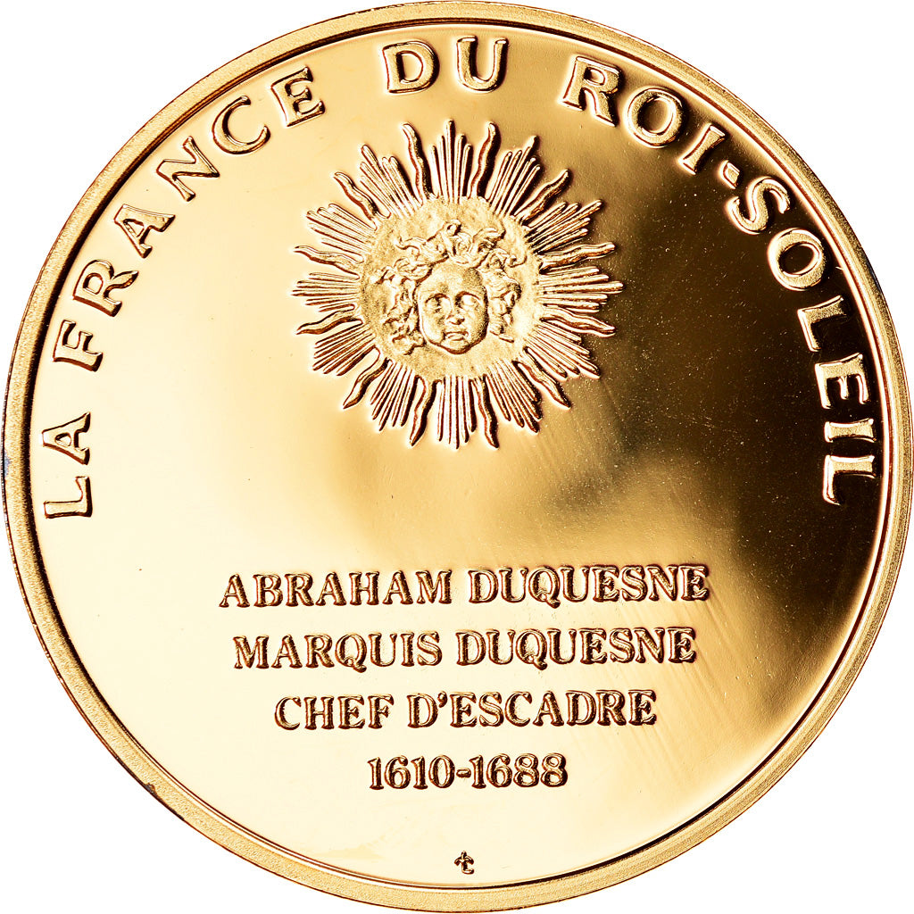 Frankreich, Medaille, Abraham Duquesne, La France du Roi Soleil, UNZ, Vermeil