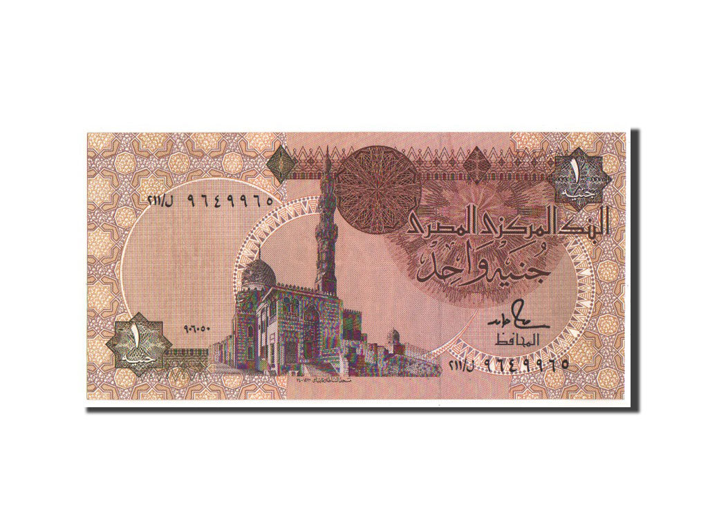 Geldschein, Ägypten, 1 Pound, UNZ-