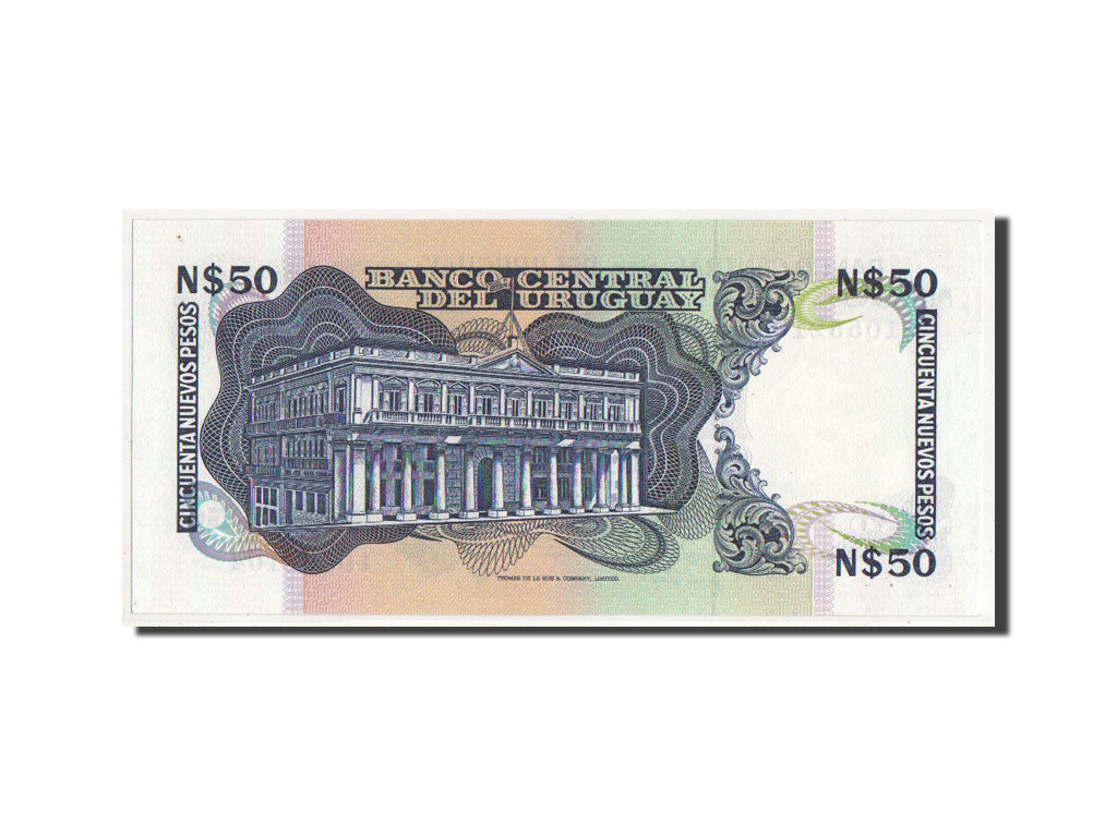 Banknote, Uruguay, 50 Nuevos Pesos, UNC(64)