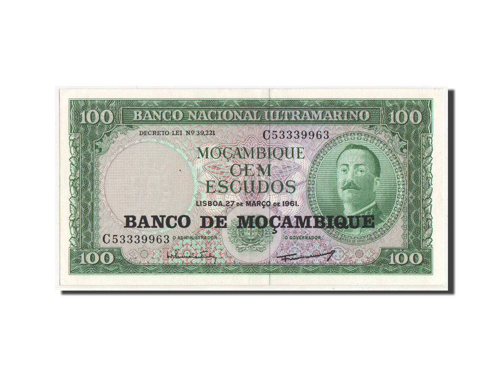 Banknote, Mozambique, 100 Escudos, UNC(63)