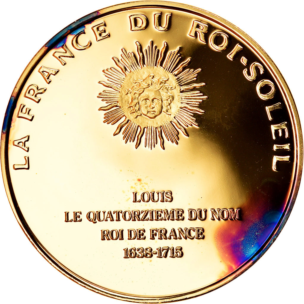 Frankrijk, Medaille, Louis XIV, La France du Roi Soleil, UNC-, Vermeil