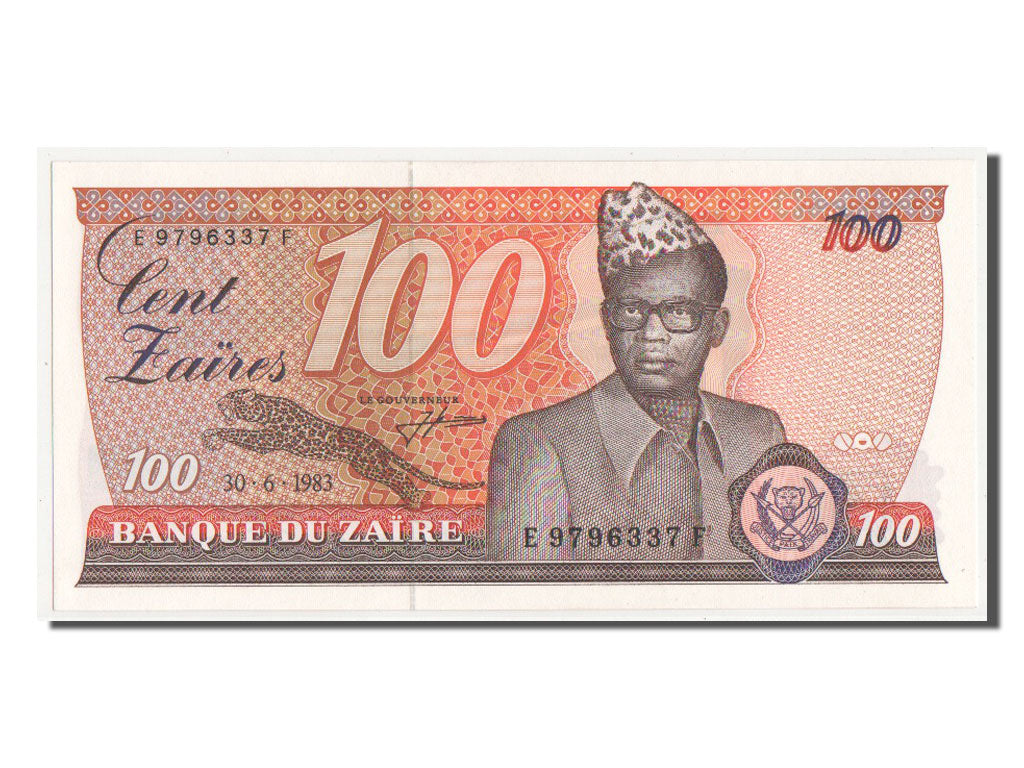 Banknot, Zaire, 100 Zaïres, 1983, UNC(64)