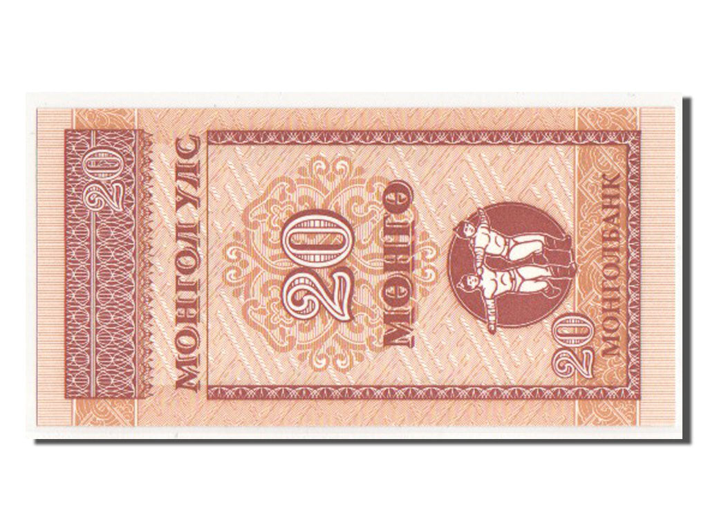 Banknote, Mongolia, 20 Mongo, UNC(65-70)