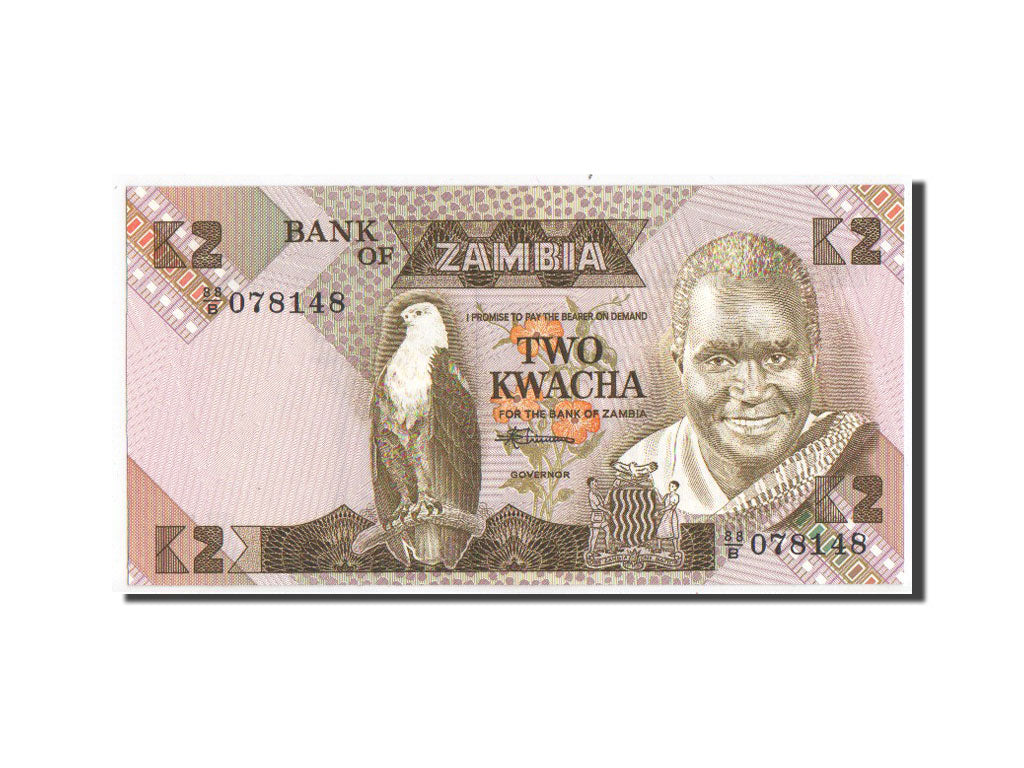 Banknote, Zambia, 2 Kwacha, UNC(64)