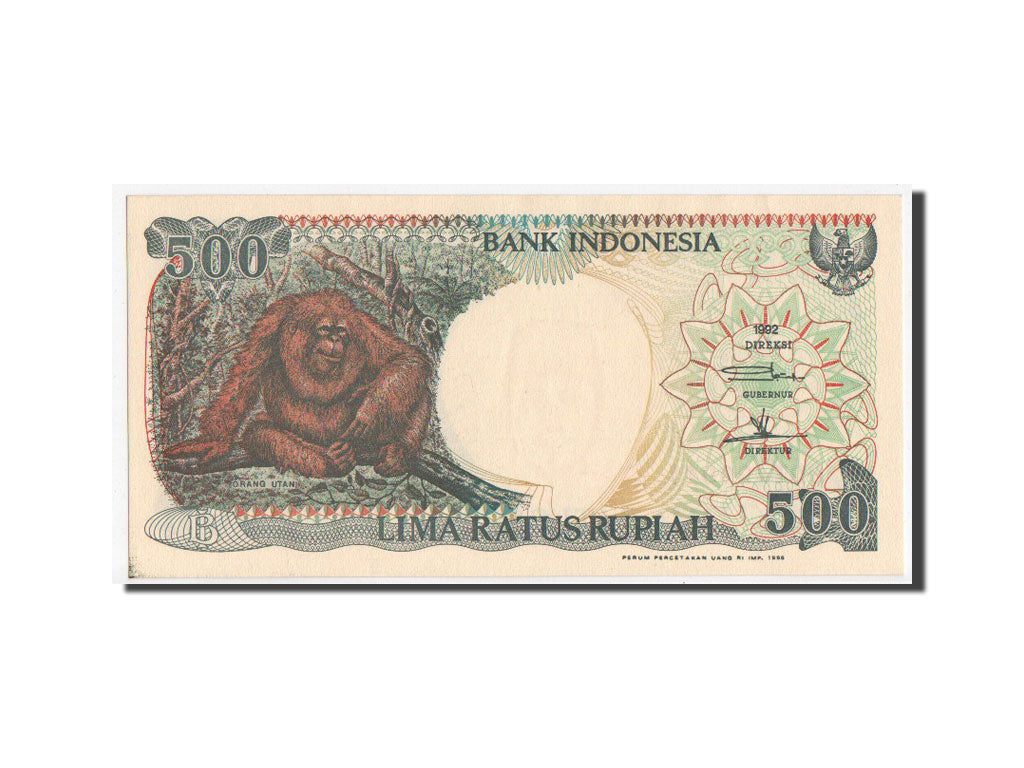 Banconote, Indonesia, 500 Rupiah, 1992, SPL+
