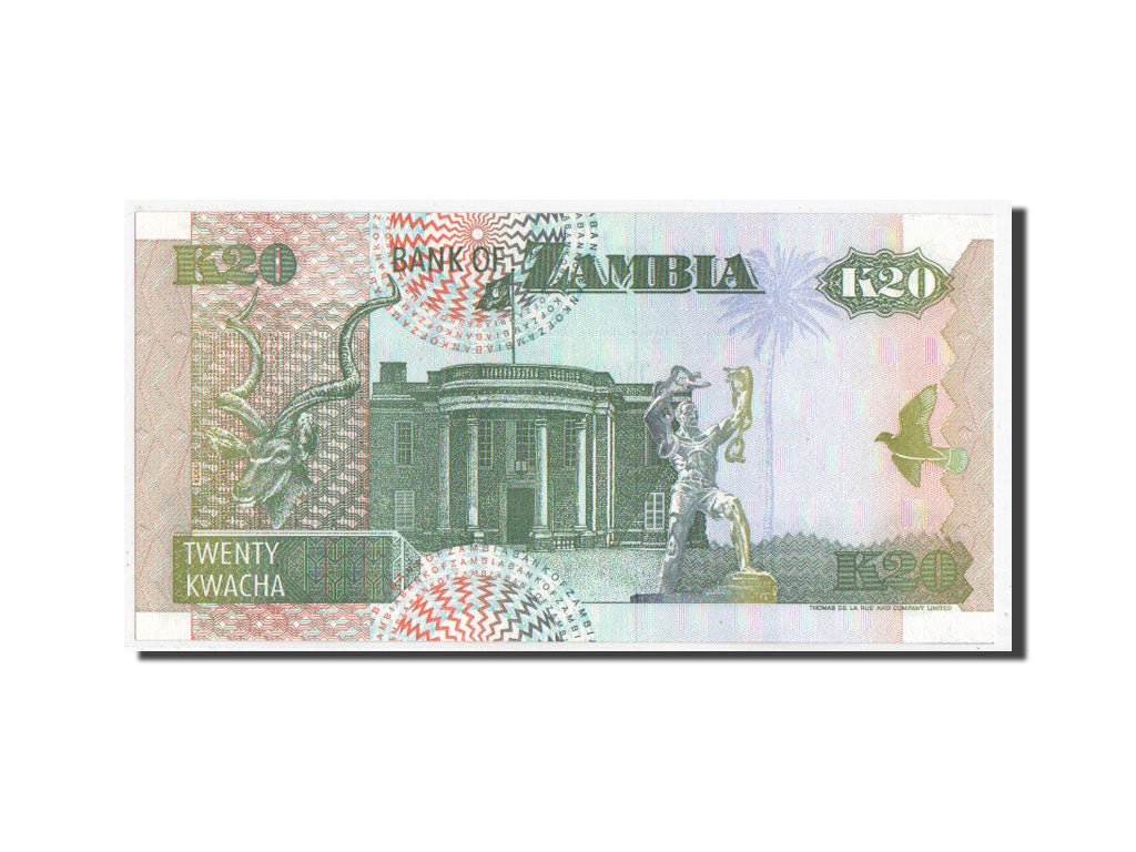 Banknote, Zambia, 20 Kwacha, 1992, UNC(64)
