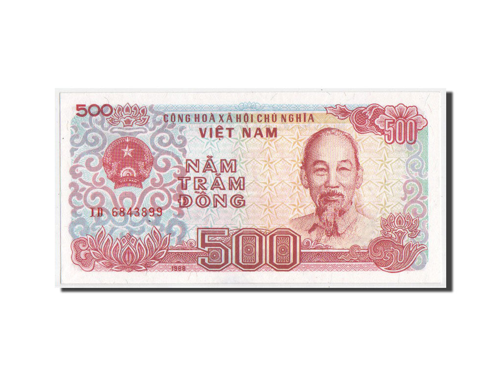 Banconote, Vietnam, 500 Dông, 1988, SPL+