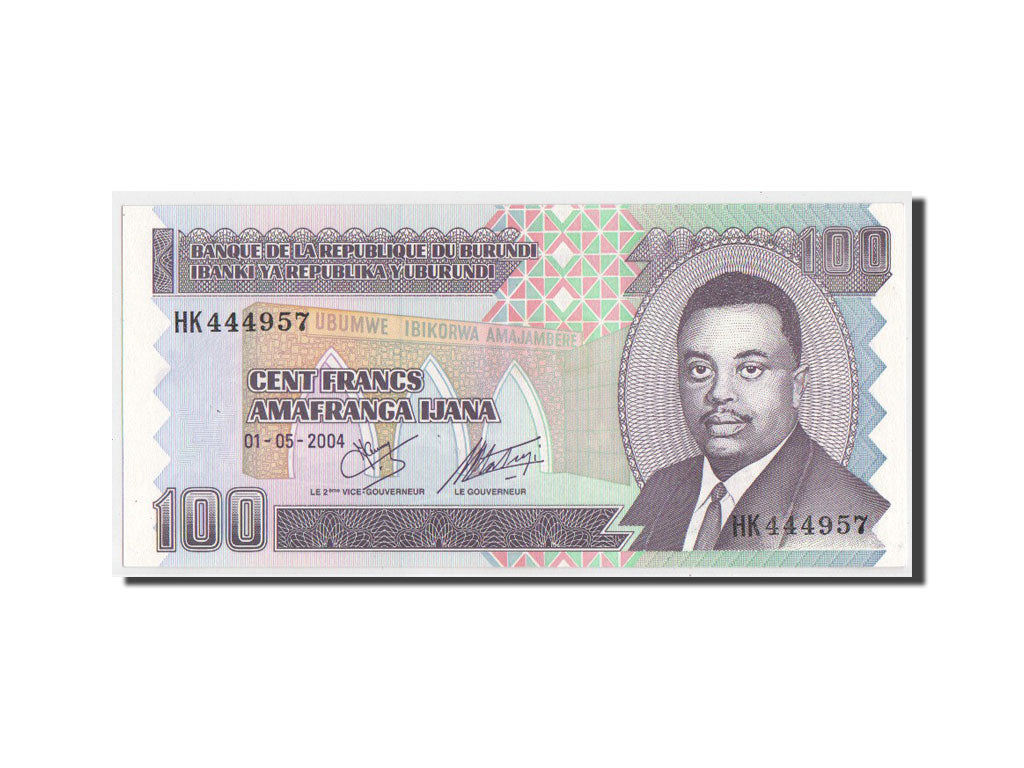 Banknote, Burundi, 100 Francs, 2004, UNC(64)
