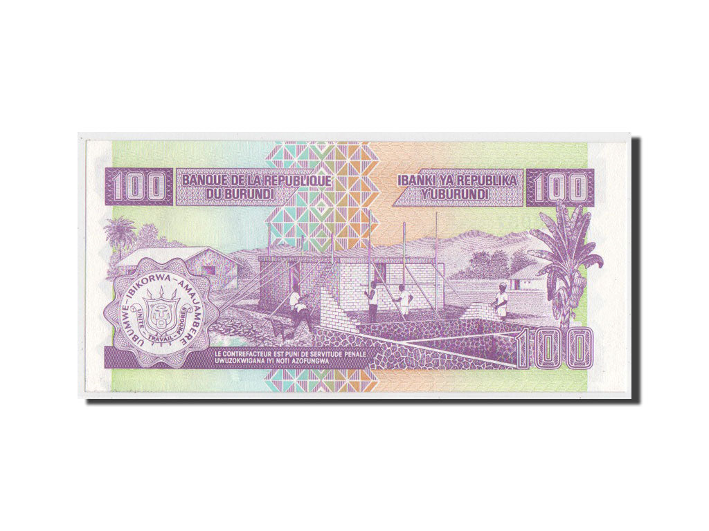 Banknote, Burundi, 100 Francs, 2004, UNC(64)