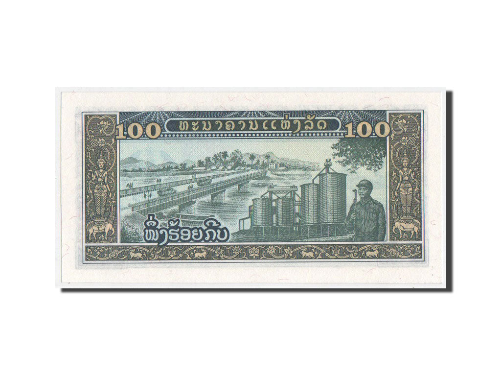 Banconote, Laos, 100 Kip, FDS